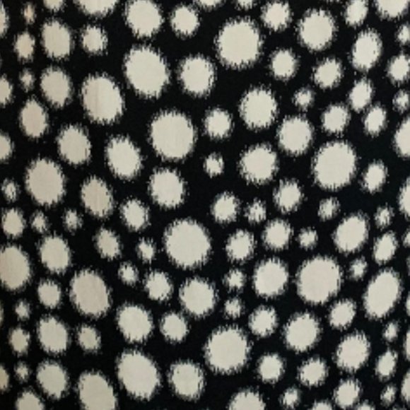 Whistles Black & White Print Silk Stretch Dress - Picture 7 of 7